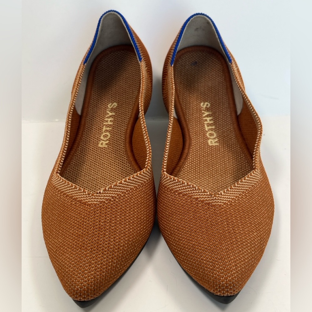 EUC! Rothy's The Point Orange WSize 6.5‎